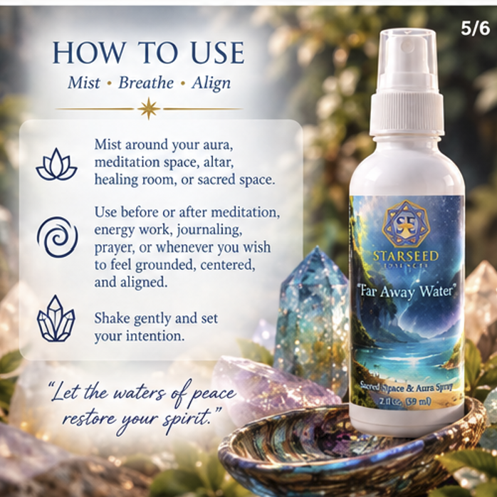 Far Away Water — Sacred Space & Aura Spray