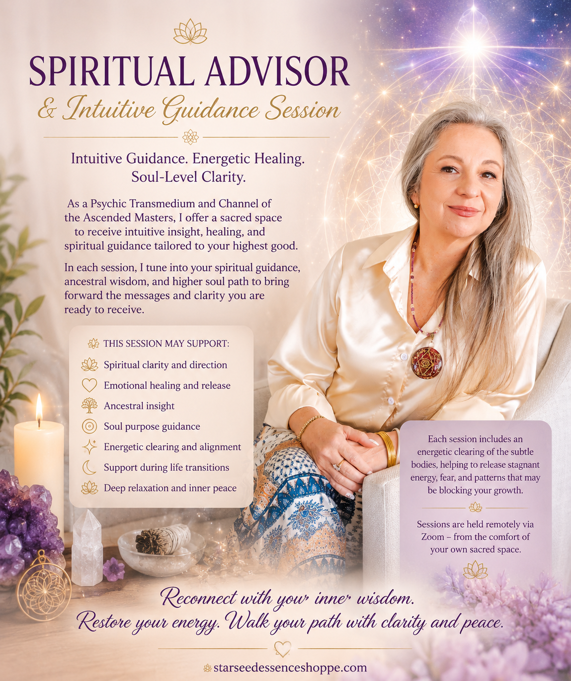 Spiritual Advisor & Intuitive Guidance Session
