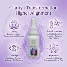 Load image into Gallery viewer, Tanzanite Violet Flame Andara Essence, Monatomic Crystal Elixir, Spiritual Transformation Remedy