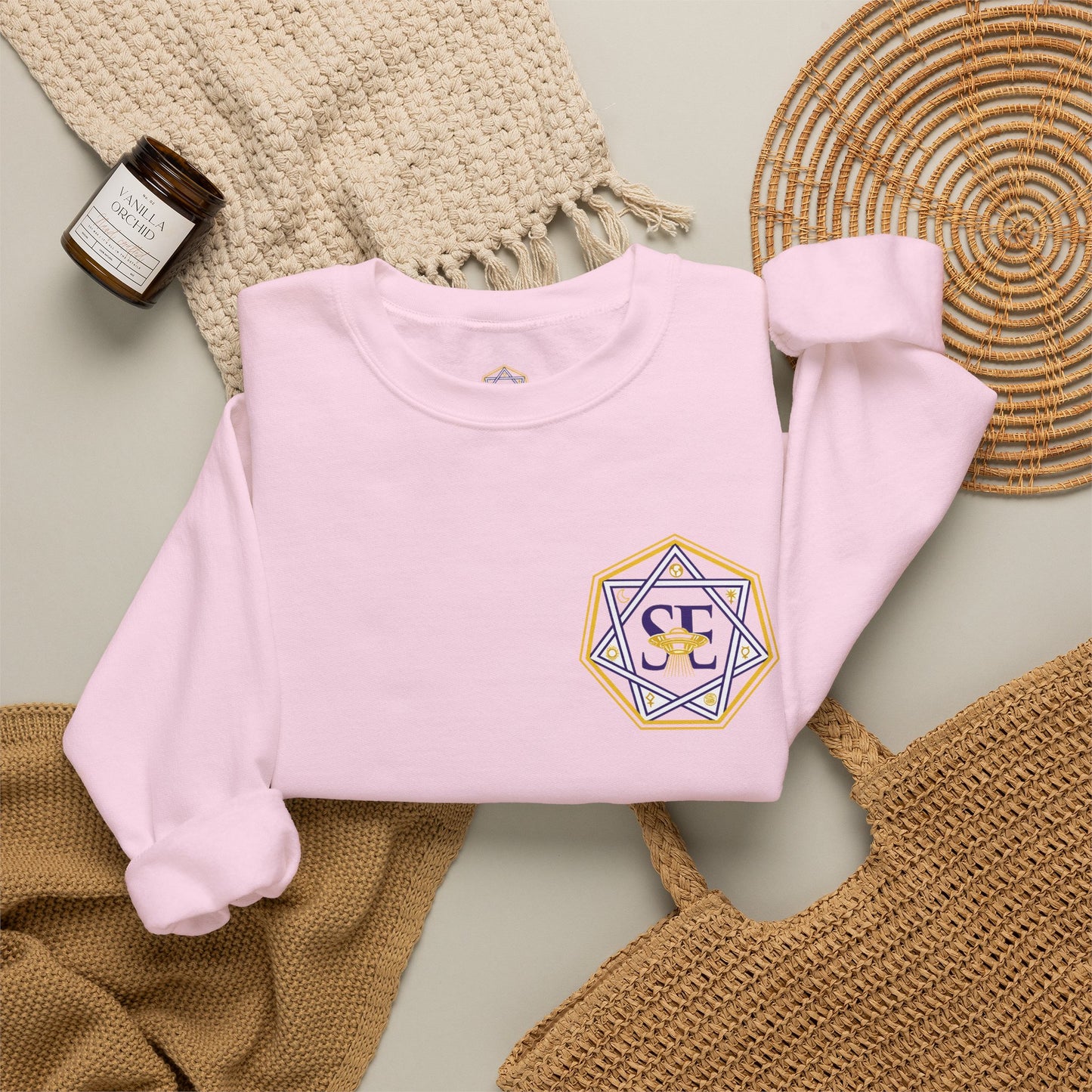 Starseed Alchemist Crewneck Sweatshirt — Spiritual Metaphysical Graphic Pullover