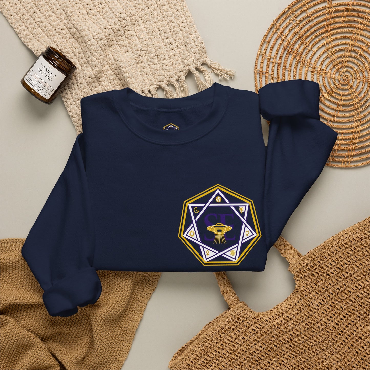The Starseed Alchemist™ New Earth Energy Cosmic Crewneck Sweatshirt