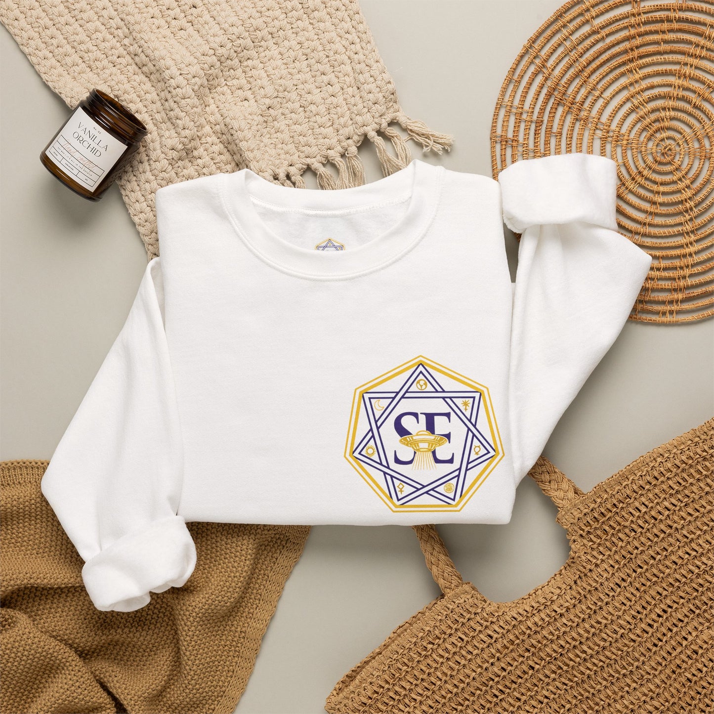 The Starseed Alchemist™ New Earth Energy Cosmic Crewneck Sweatshirt