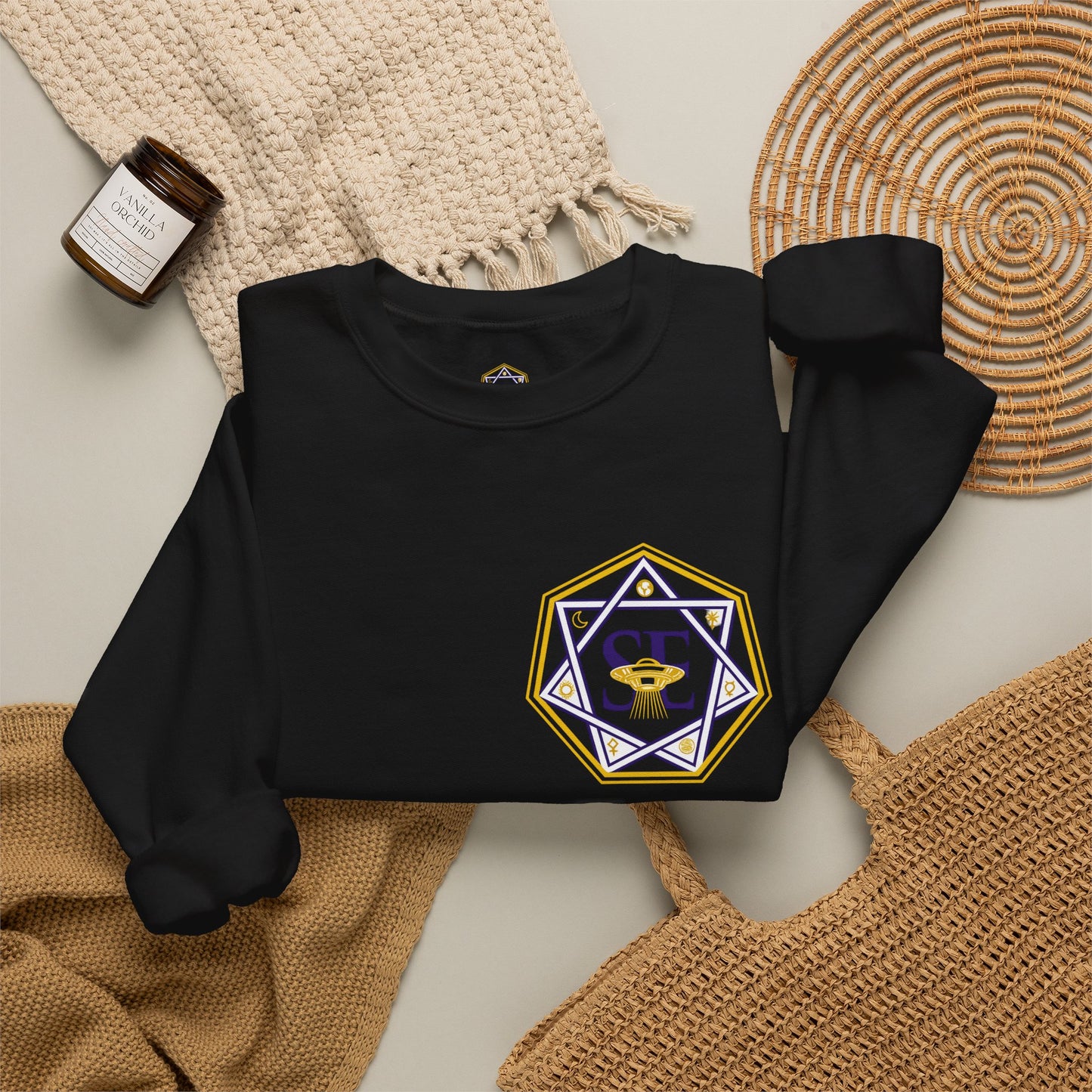 The Starseed Alchemist™ New Earth Energy Cosmic Crewneck Sweatshirt
