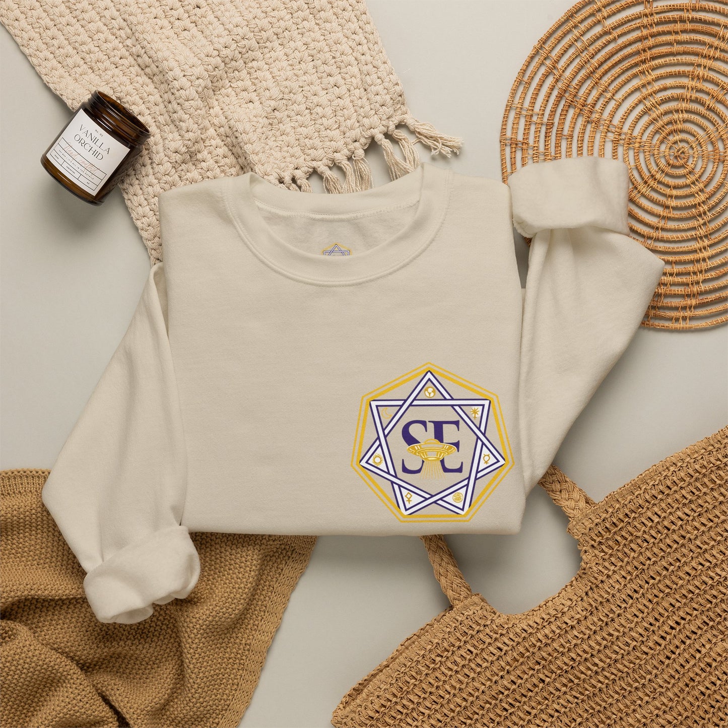 The Starseed Alchemist™ New Earth Energy Cosmic Crewneck Sweatshirt