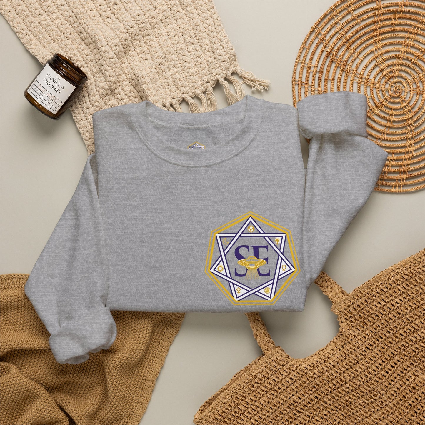 The Starseed Alchemist™ New Earth Energy Cosmic Crewneck Sweatshirt