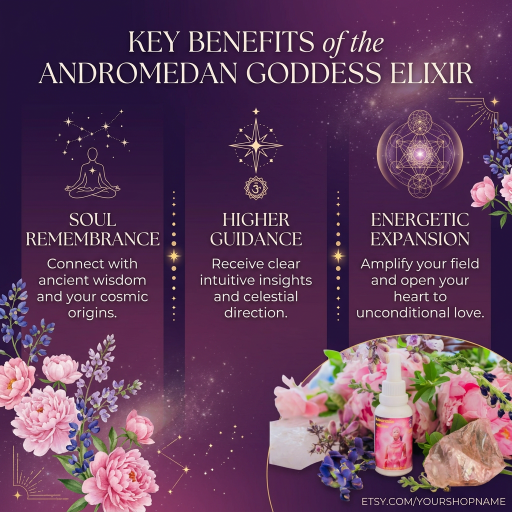 Andromedan Goddess Monatomic Crystal Andara Essence