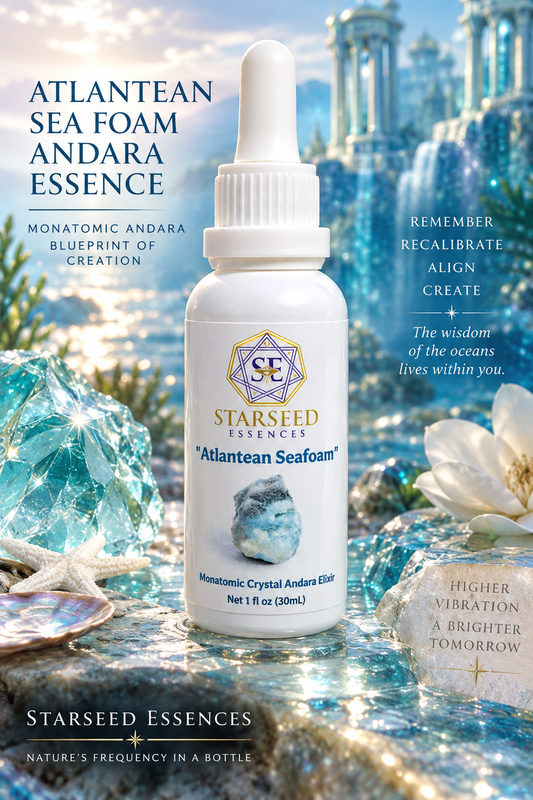 Atlantean Seafoam Monatomic Crystal Andara Elixir