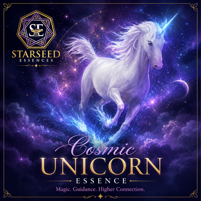 Cosmic Unicorn Essence, Monatomic Andara & Flower Essence Starseed Energy Tool