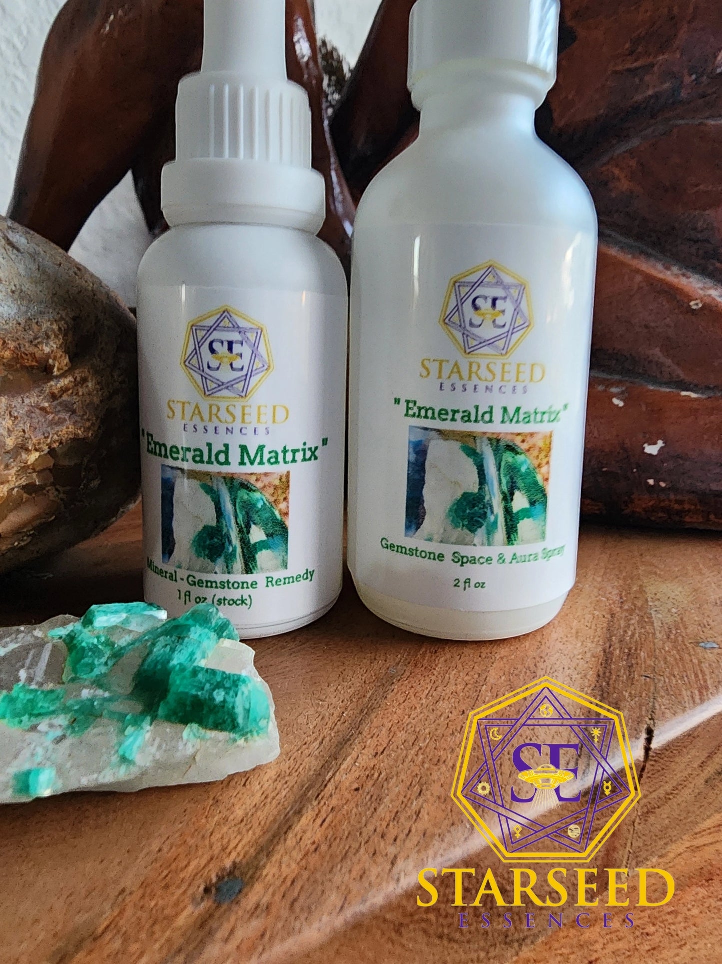 Emerald Matrix Elixir Crystal Essence
