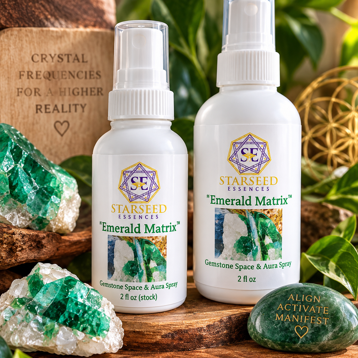 Emerald Matrix™ | Sacred Space & Aura Spray | Starseed Essences