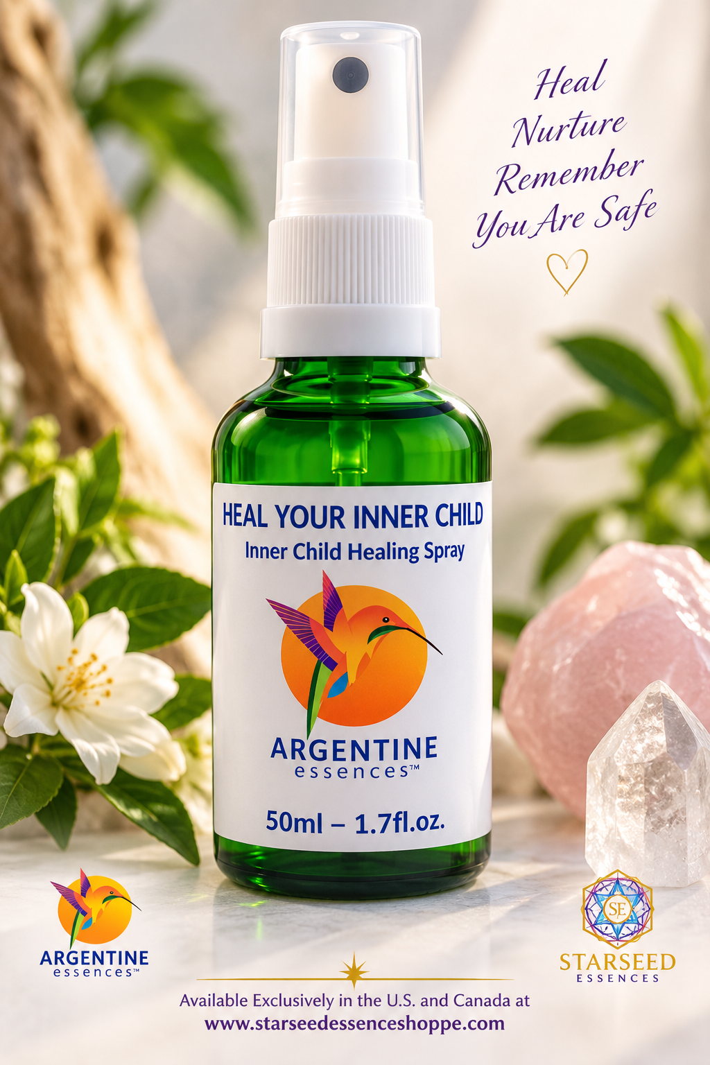 Heal Your Inner Child | Emotional Support Spray | Argentine Essences