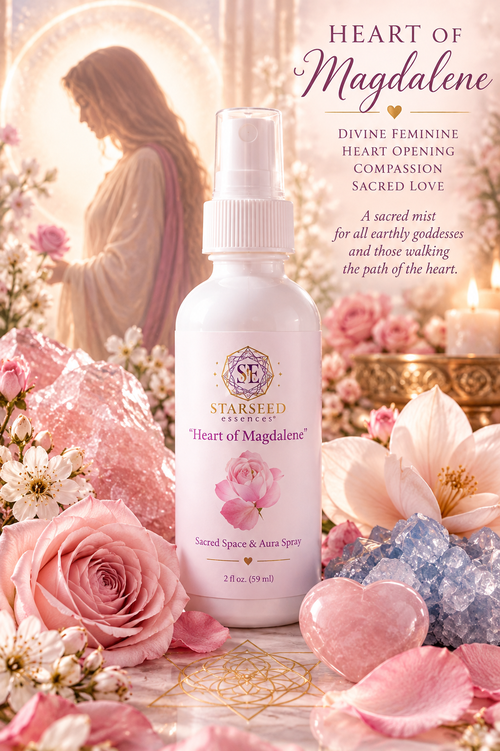 Heart of Magdalene — Sacred Space & Aura Spray