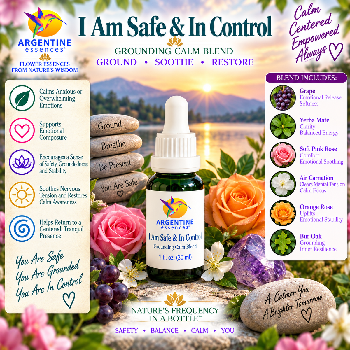I Am Safe & In Control – Grounding Calm Blend