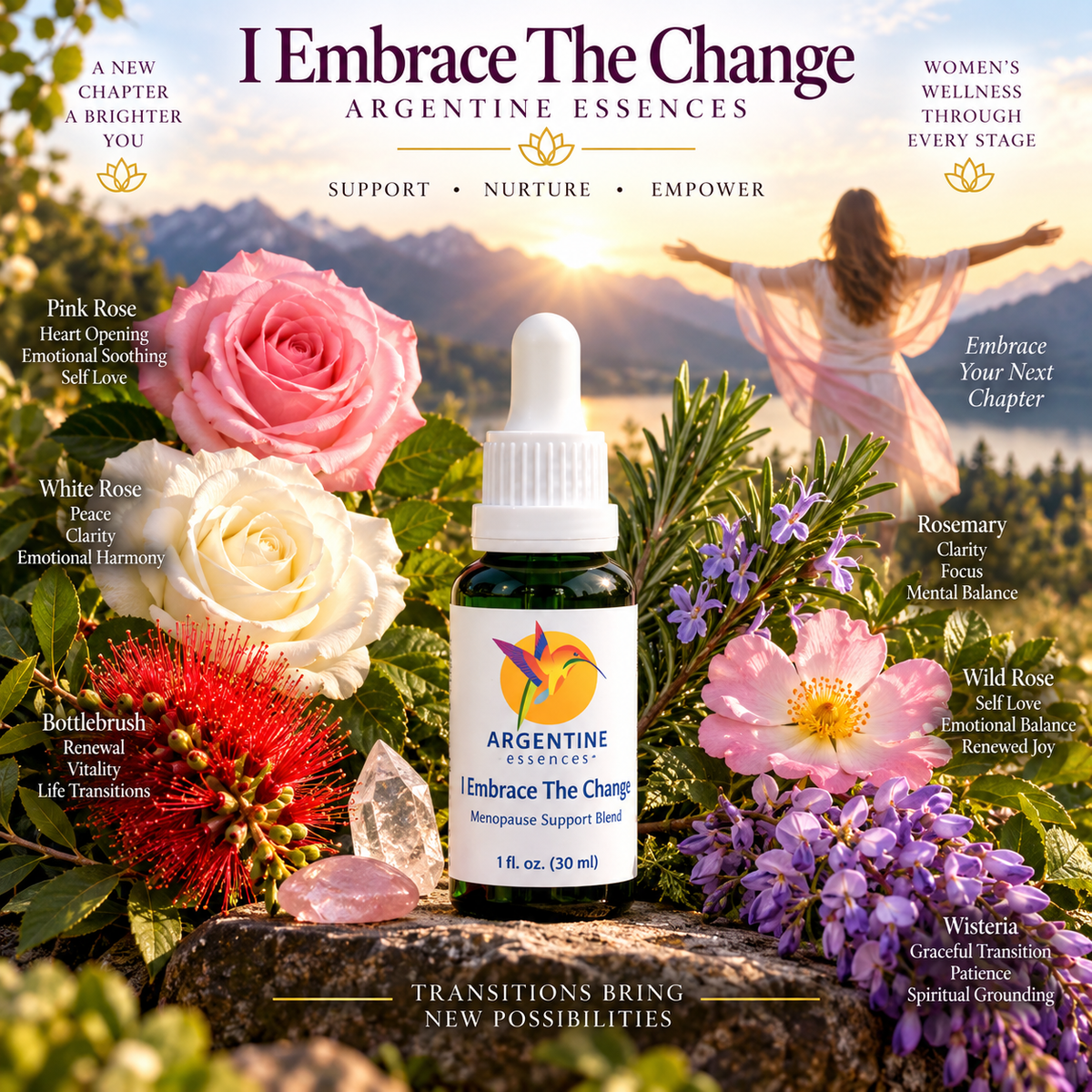I Embrace The Change – Menopause & Life Transition Support Blend