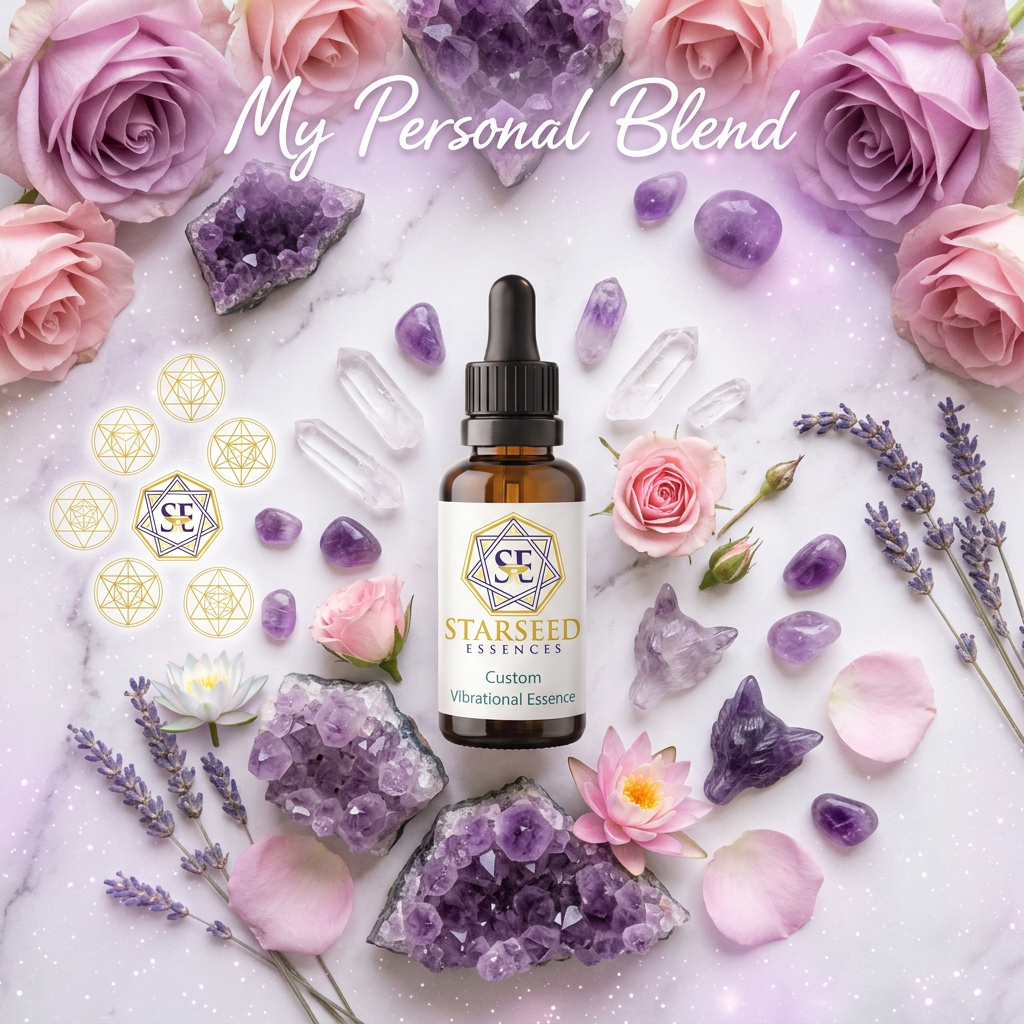 Custom Vibrational Essence Blend – Personalized Flower, Crystal & Starseed Essence Formula