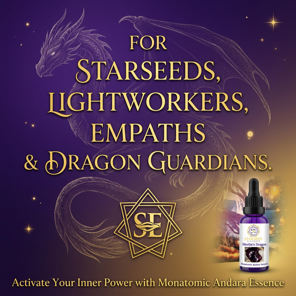 Merlin's Dragon Monatomic Crystal Andara Essence