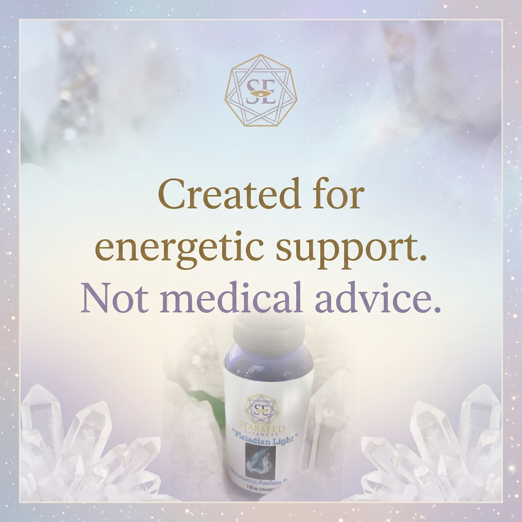 Pleiadian Light Andara Essence, Monatomic Crystal Elixir, Starseed Energy Remedy, Spiritual Alignment Tool