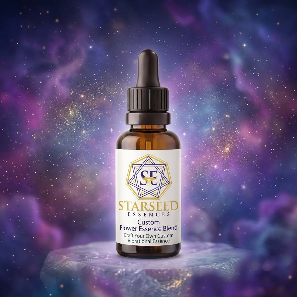 Custom Vibrational Essence Blend – Personalized Flower, Crystal & Starseed Essence Formula