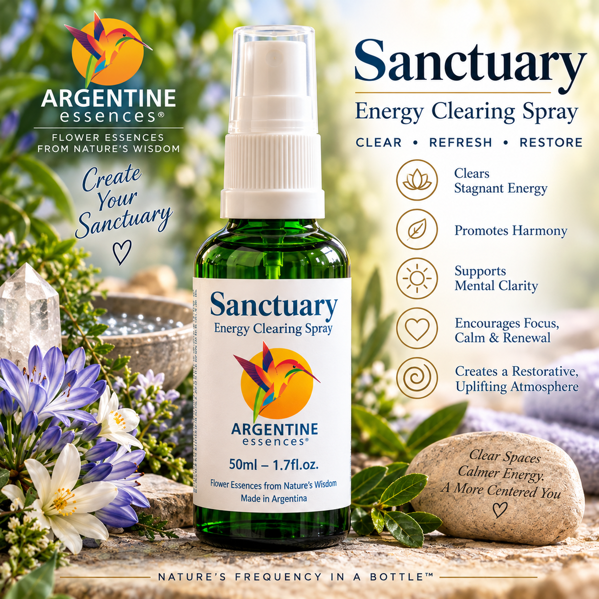 SANCTUARY — Energy Clearing Spray