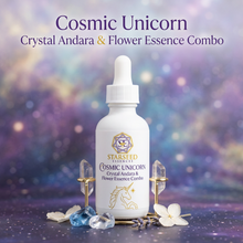 Load image into Gallery viewer, Cosmic Unicorn Essence, Monatomic Andara &amp; Flower Essence Starseed Energy Tool
