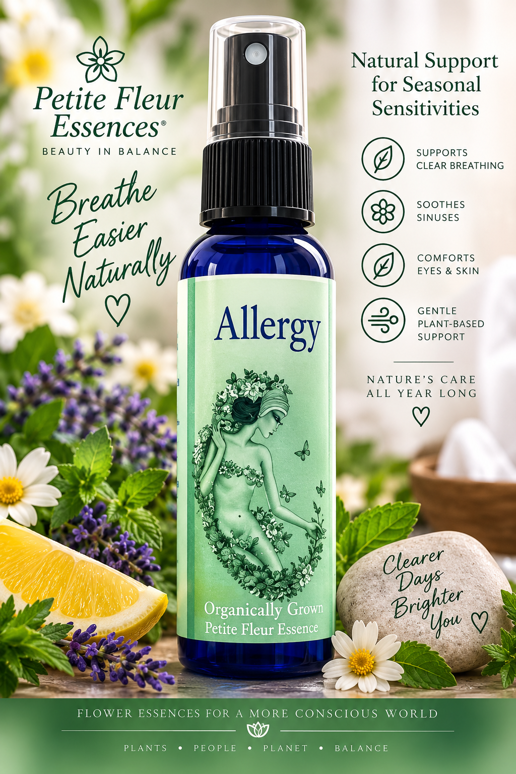 ALLERGY — Petite Fleur Lavender & Sage Floral Water
