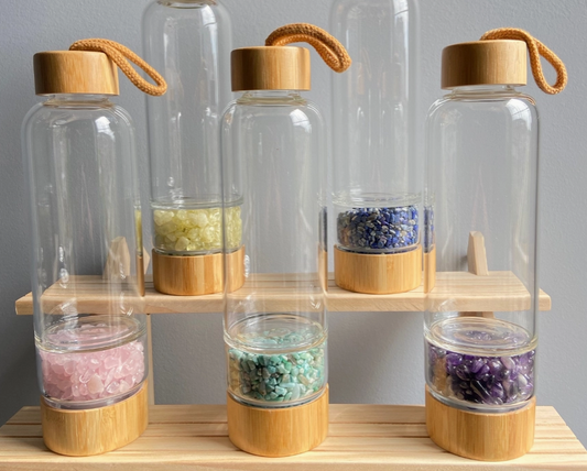 Crystal Infuse Water bottles - Amethyst