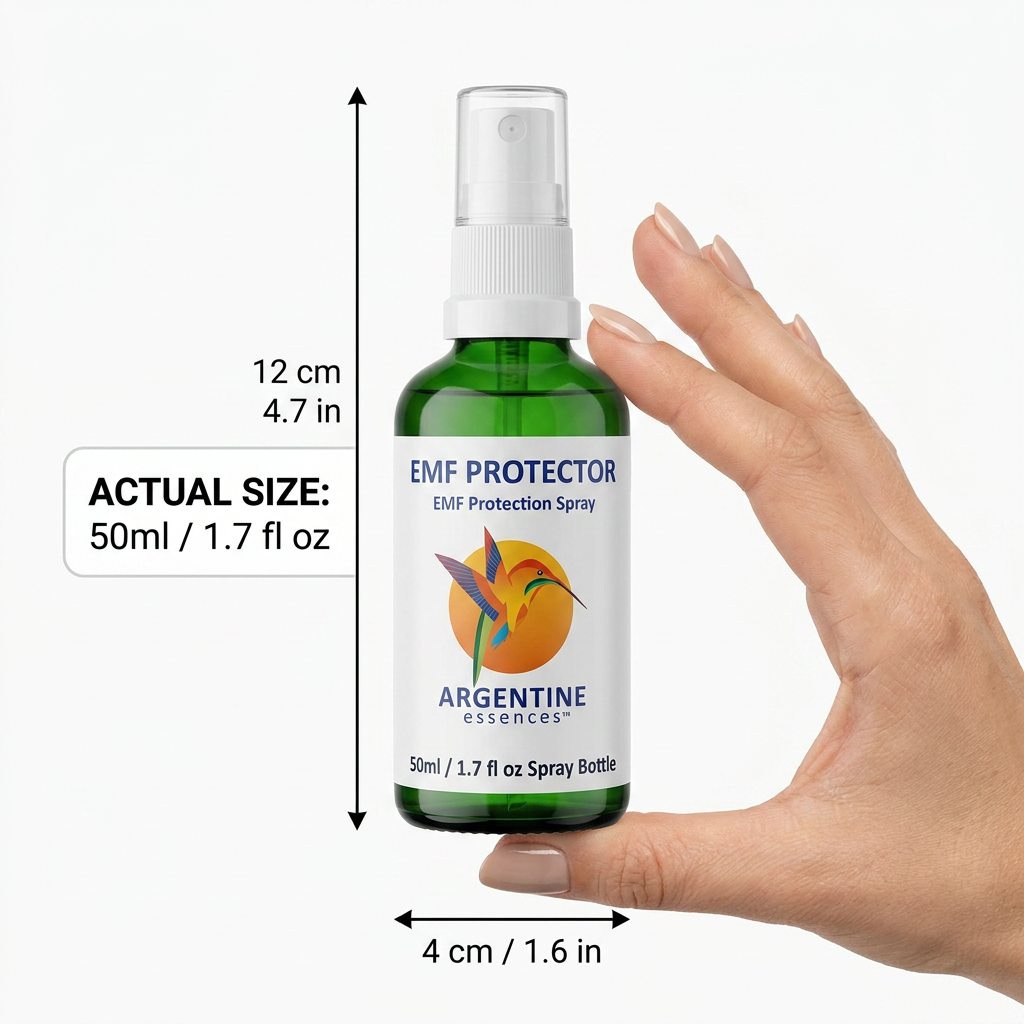 EMF Protection Spray, Space and Aura Cleansing Mist, Energy Clearing Spray, Argentine Essence, Spiritual Protection Tool