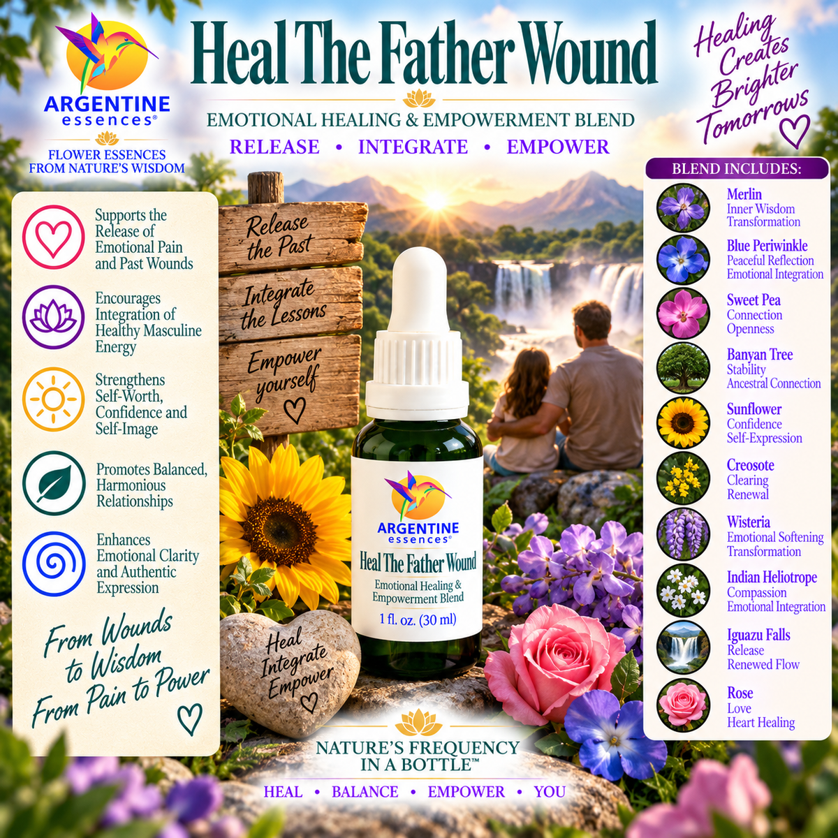Heal the Father Wound – Emotional Healing & Empowerment Blend