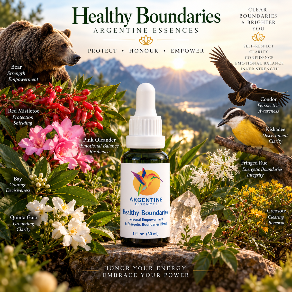 Healthy Boundaries – Personal Empowerment & Energetic Boundaries Blend