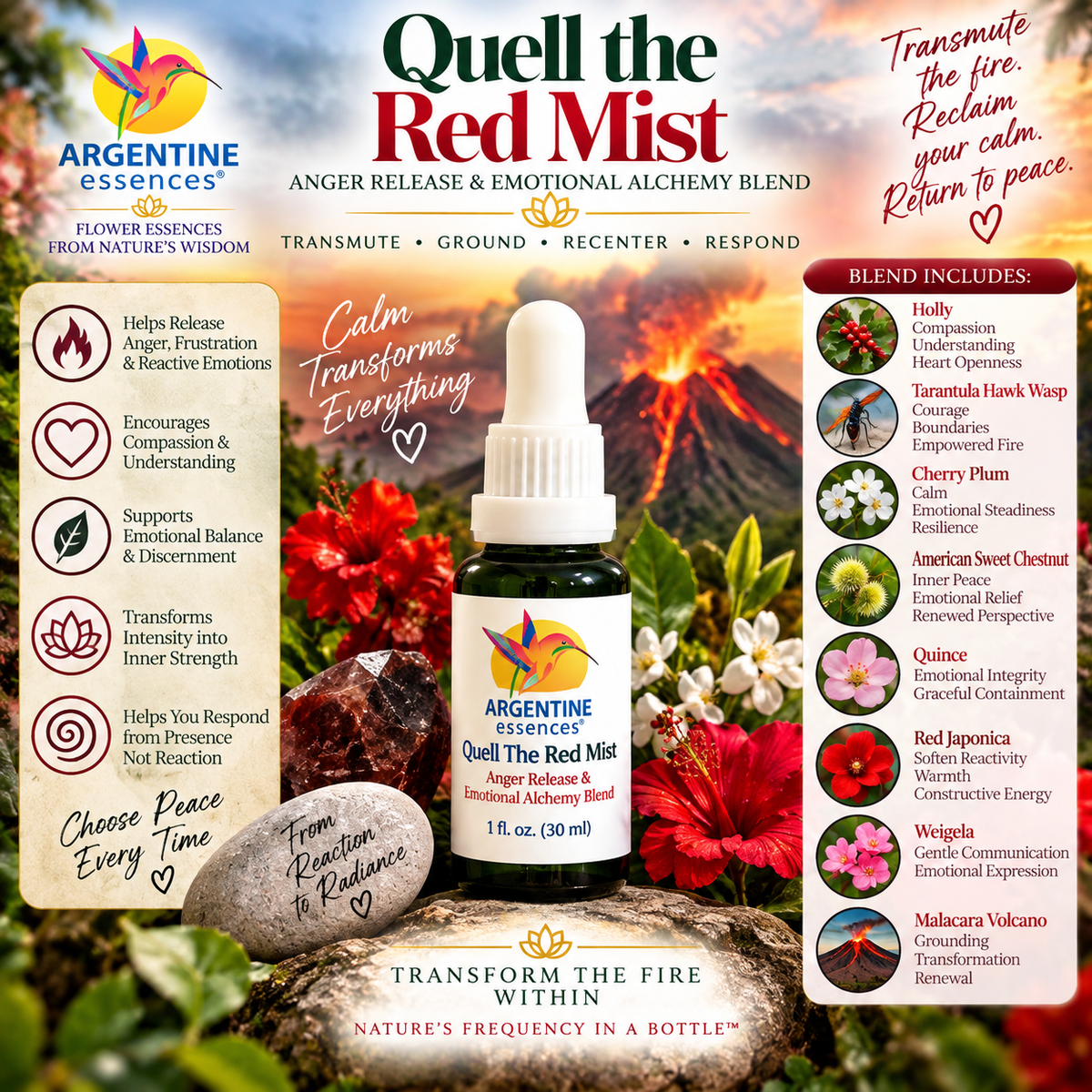 Quell the Red Mist – Anger Release & Emotional Alchemy Blend