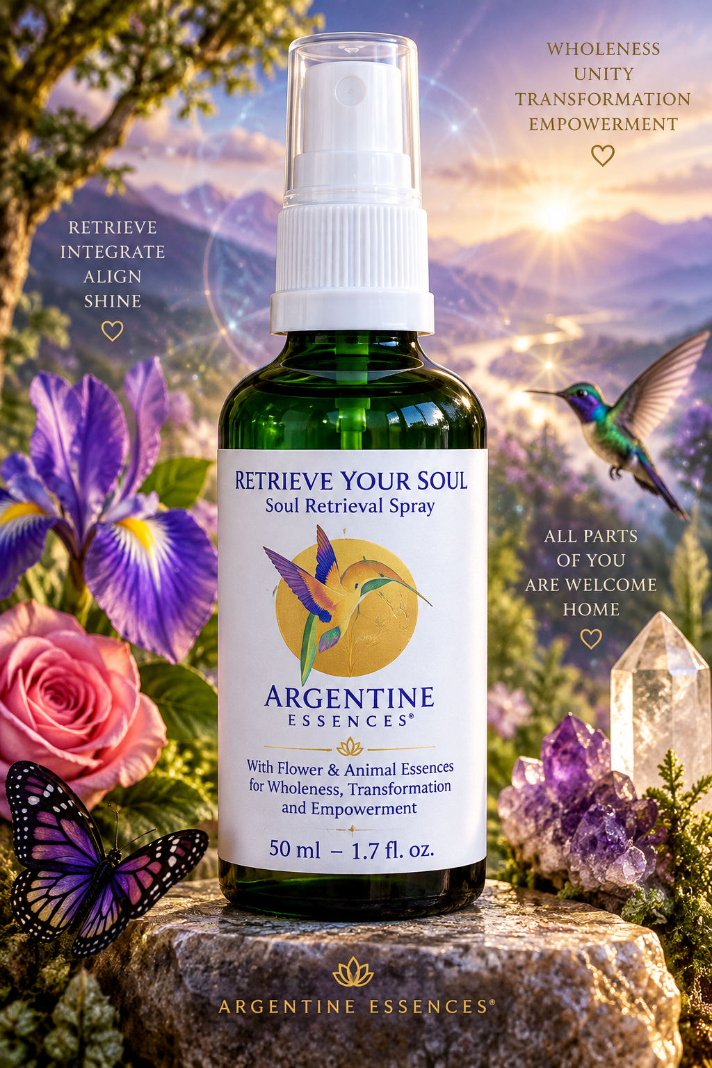 Retrieve Your Soul | Soul Retrieval Aura & Space Spray | Argentine Essences
