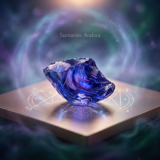 Tanzanite Violet Flame Andara Essence, Monatomic Crystal Elixir, Spiritual Transformation Remedy