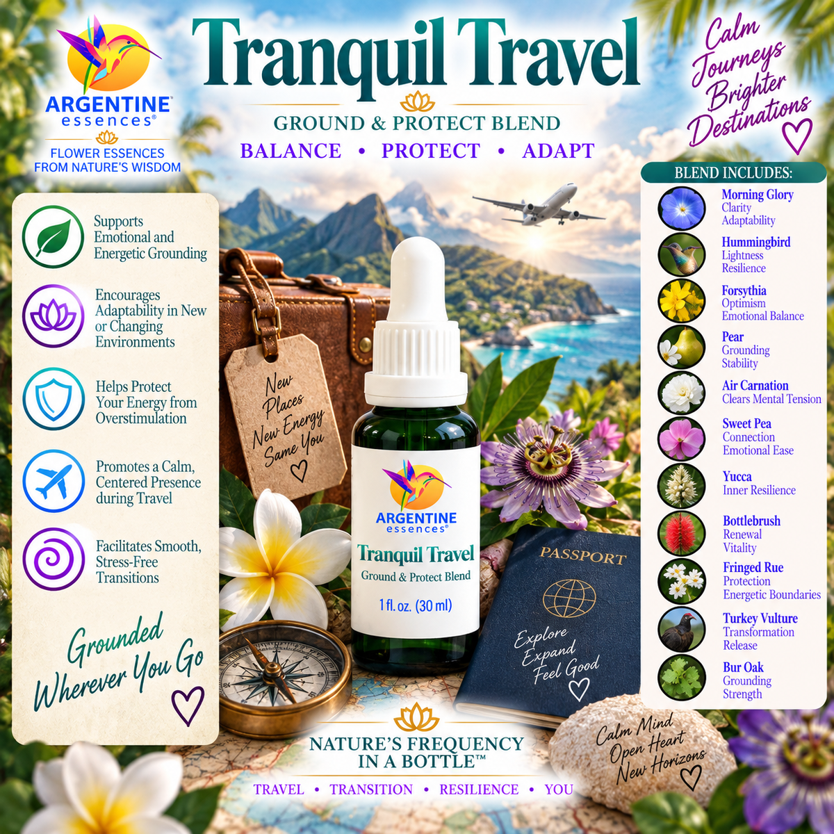 Tranquil Travel – Ground & Protect Blend