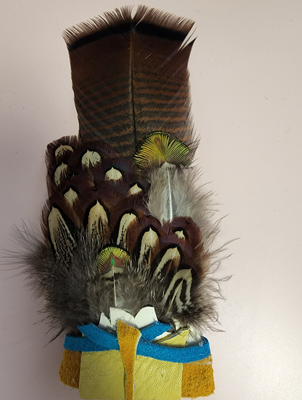 Sacred Birds Feather Fan