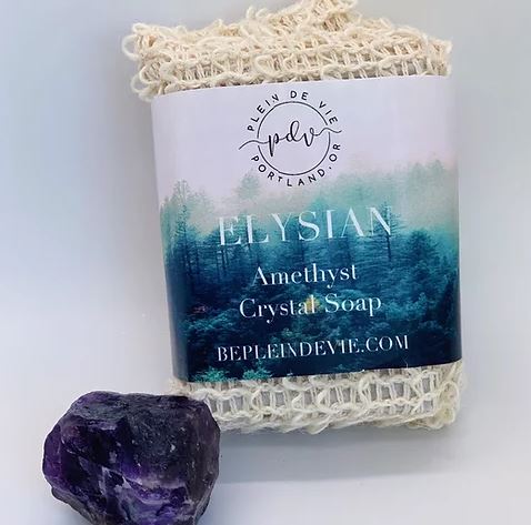 Amethyst Gem Essence Crystal Soap