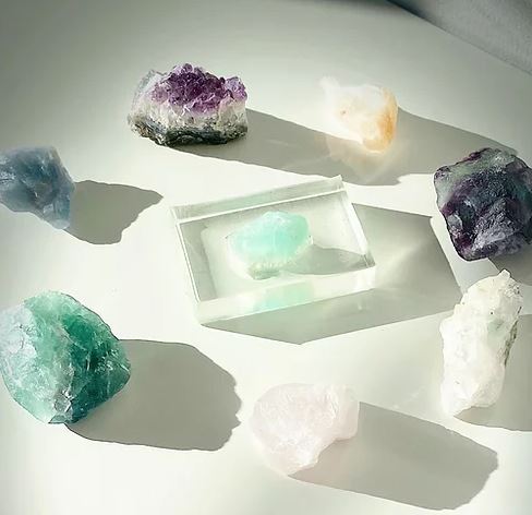 Transcendent Green Fluorite Crystal Soap