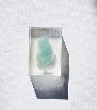 Transcendent Green Fluorite Crystal Soap