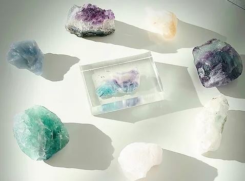 Ethereal Rainbow Fluorite Crystal Soap