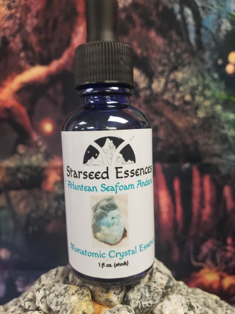 Atlantean Seafoam Monatomic Crystal Andara Essence